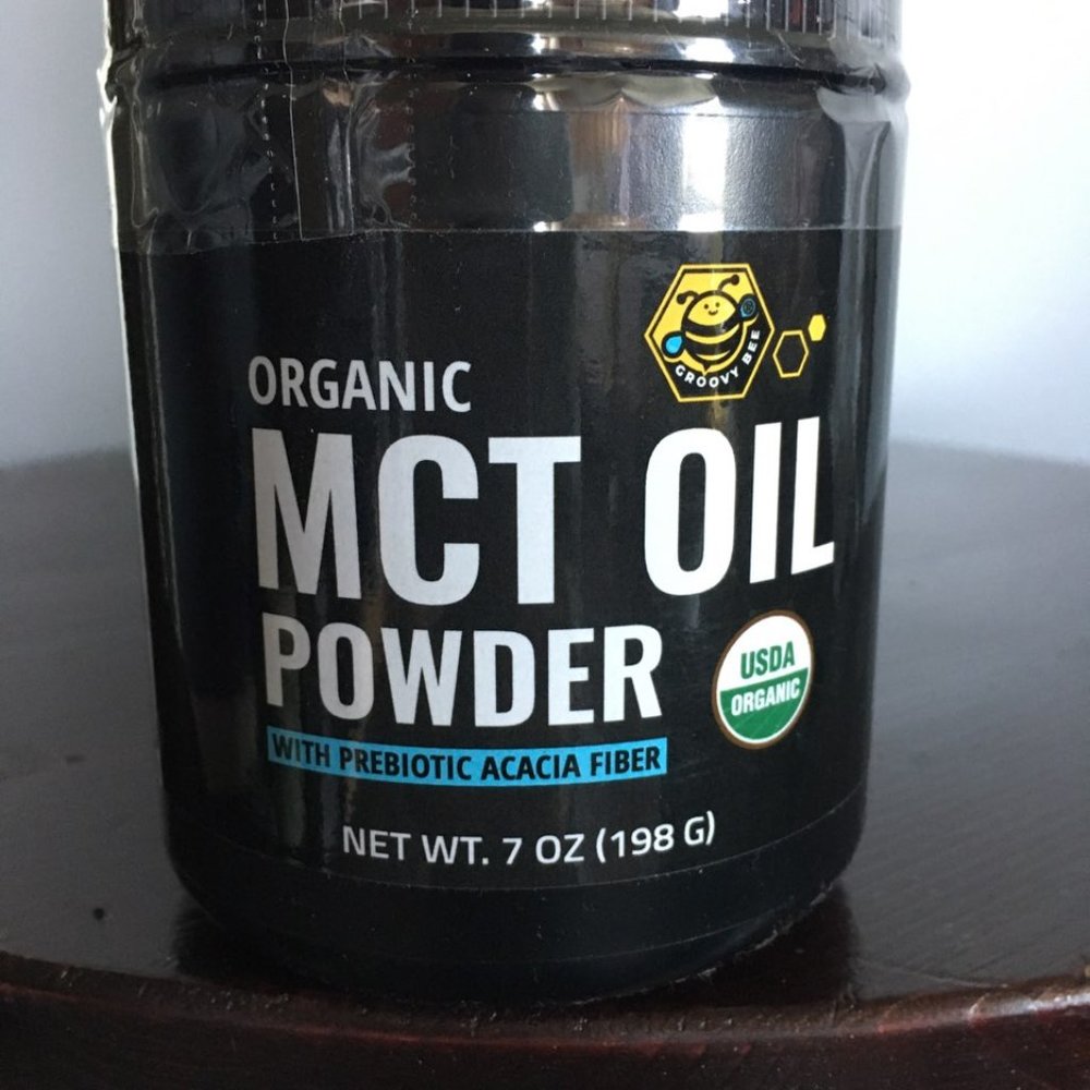 Organic MCT OIL Powder with Prebiotic Acacia Fiber 7oz each jar (2 available)